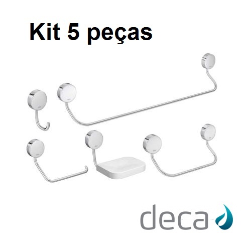 KIT DE ACESSÓRIOS PARA BANHEIRO NET – DECA