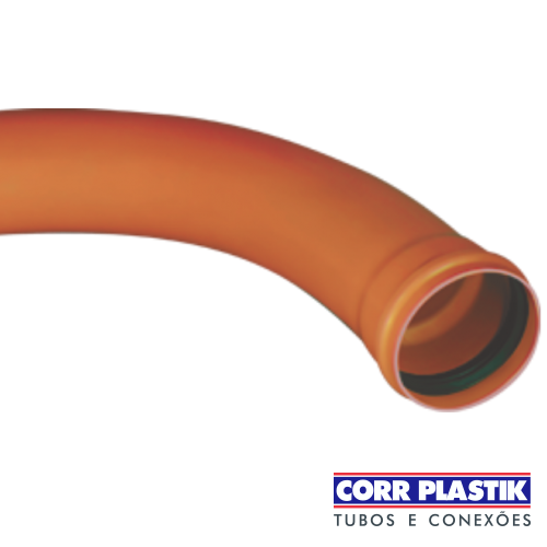 Curva longa coletor esgoto 45º – CORR PLASTIK
