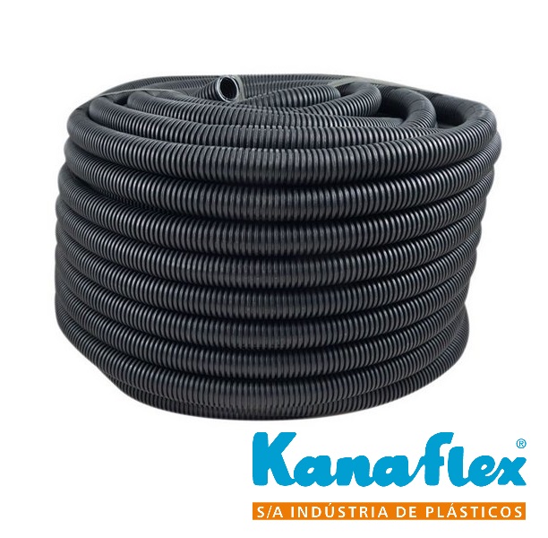 ELETRODUTO CORRUGADO PRETO – KANAFLEX